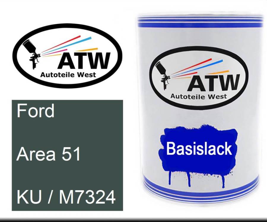 Ford, Area 51, KU / M7324: 500ml Lackdose, von ATW Autoteile West.